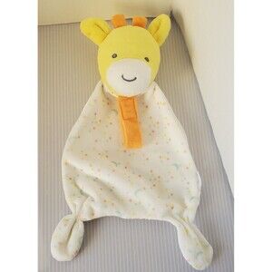 Carter’s Child Of Mine Giraffe Rattle Plush Lovey Pacifier Holder Moon & Stars